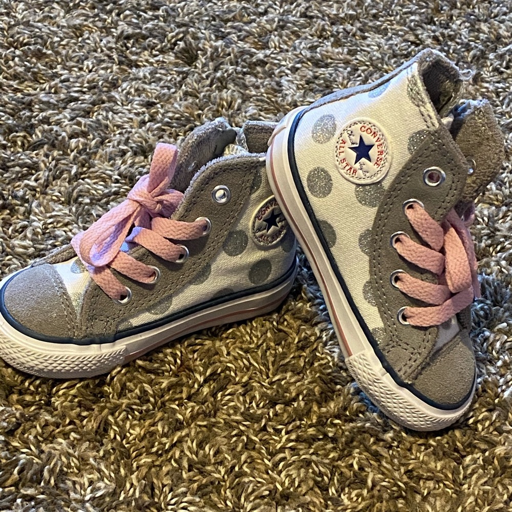 Toddler Girls Converse High Tops